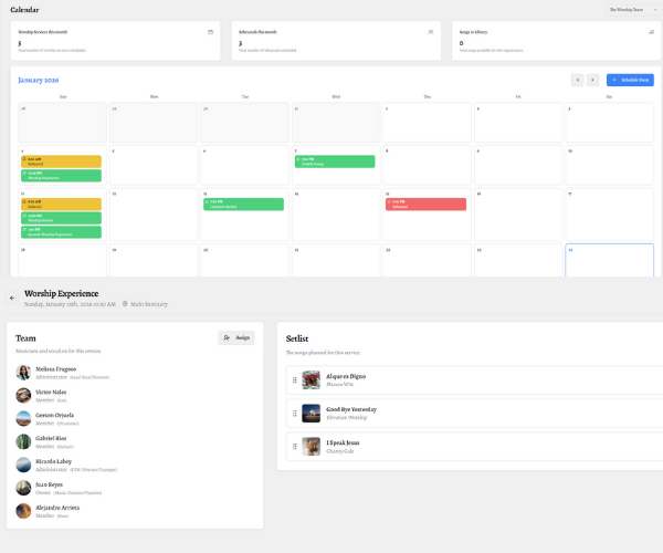 Calendar View